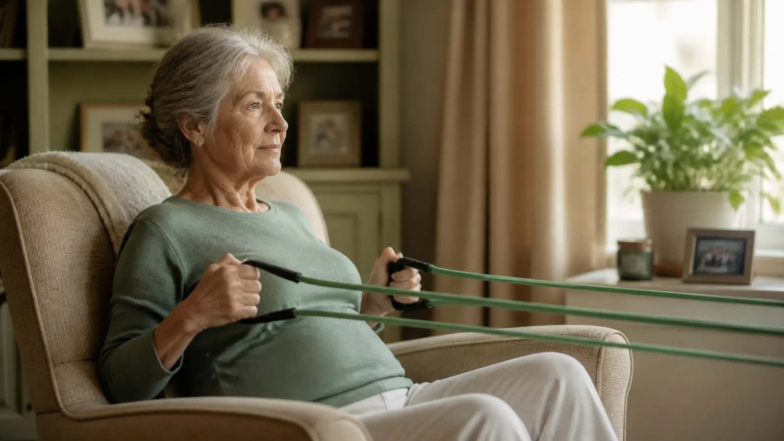 Resistance Bands Set Review: Building Strength Seated at Home
